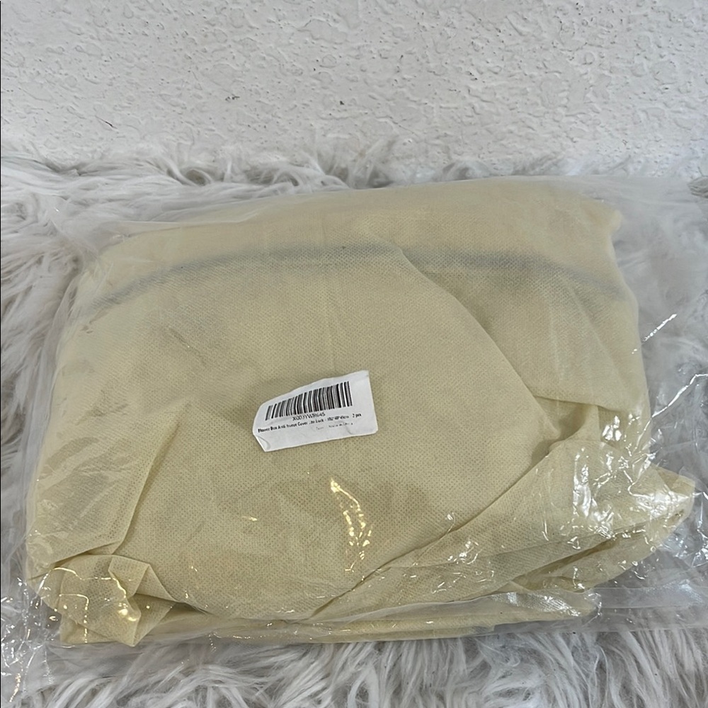 Rectangular Planter Box Cover Freeze Protection with Drawstring 2 Pieces NEW - Picture 4 of 9